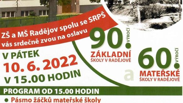 Oslavy 90. výročí ZŠ a 60. výročí MŠ