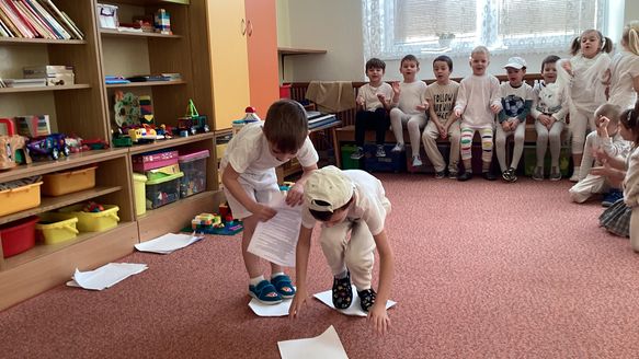 Zimní radovánky a „Bílý den“ v MŠ.